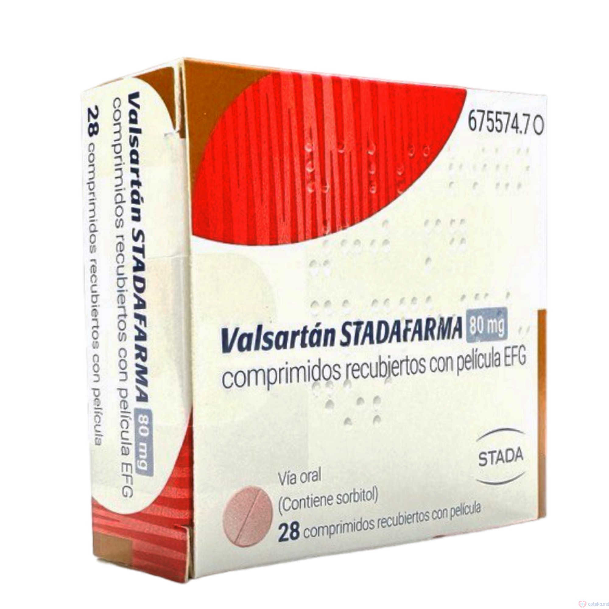 Valsartan STADAFARMA comprimate filmate 80 mg N14x2