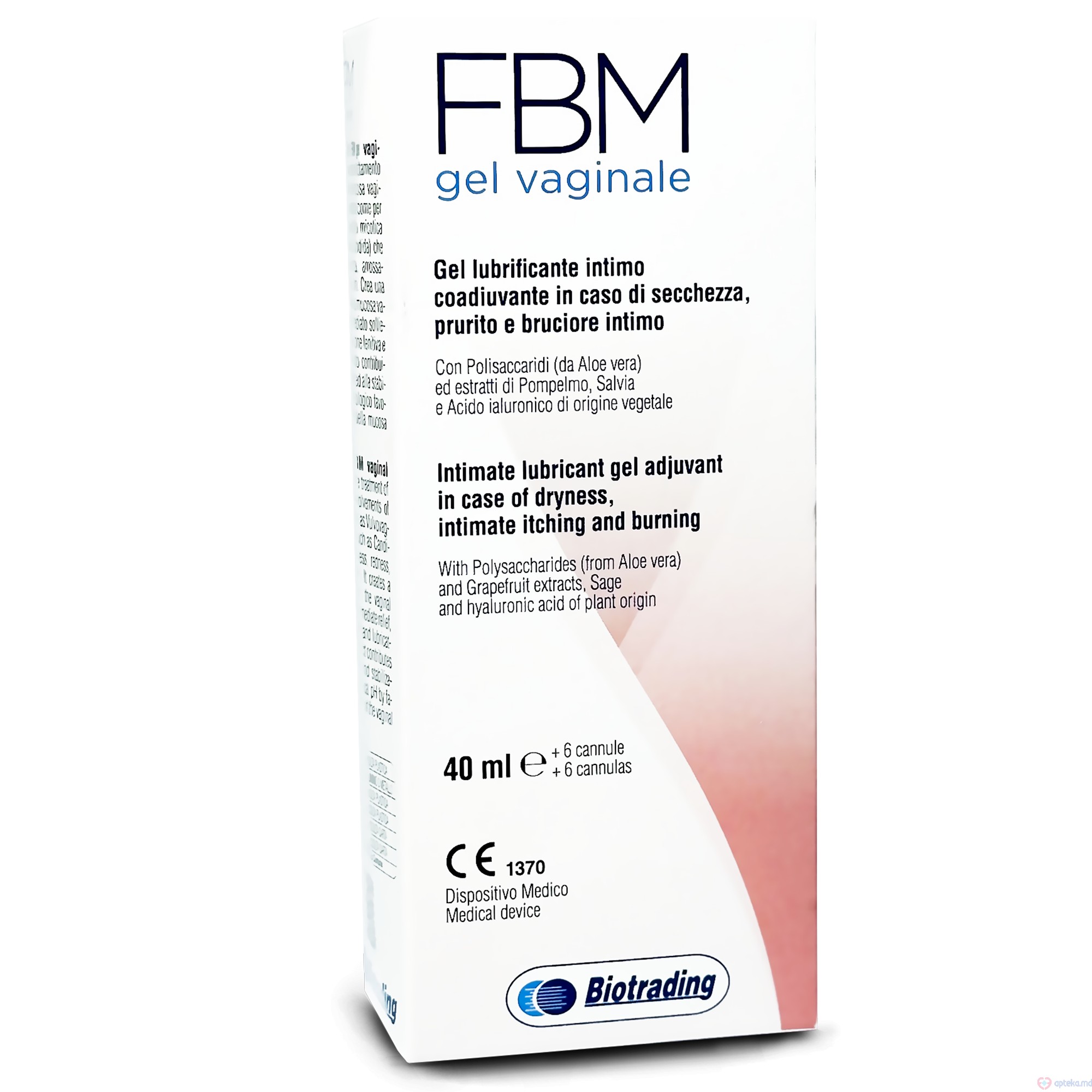 FBM gel vaginal cu 6 aplicatoare 40 ml N1