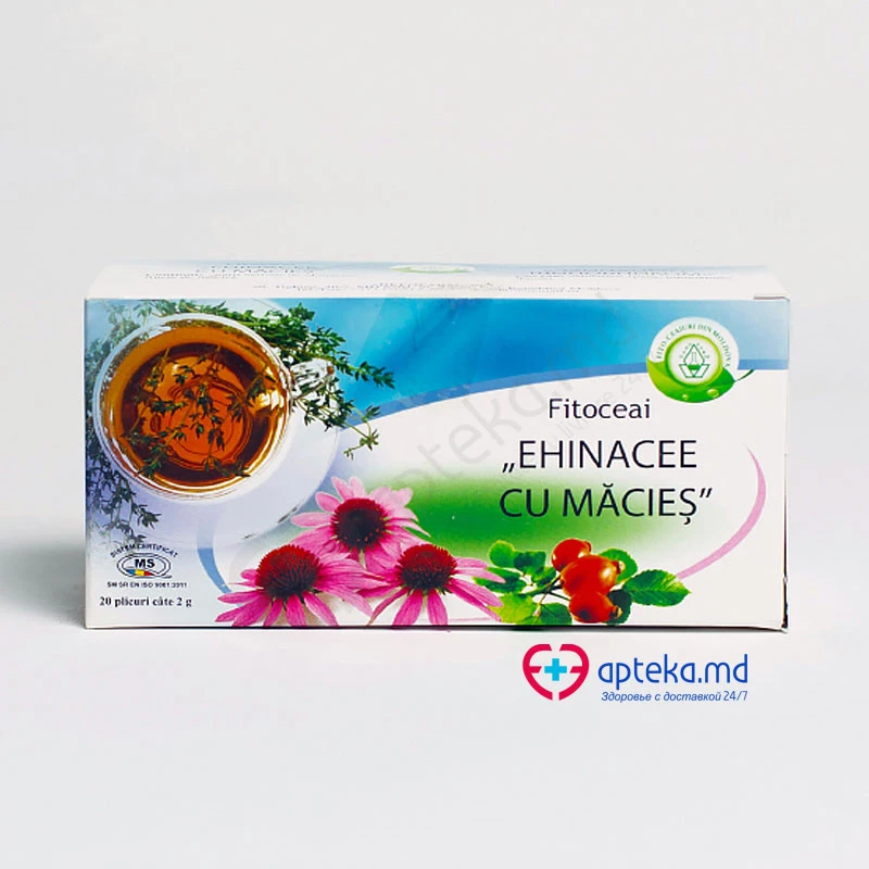 Ehinacee cu maciesi,fitoceai 2.0g N20 Ehinacee cu maciesi,fitoceai 2.0g N20