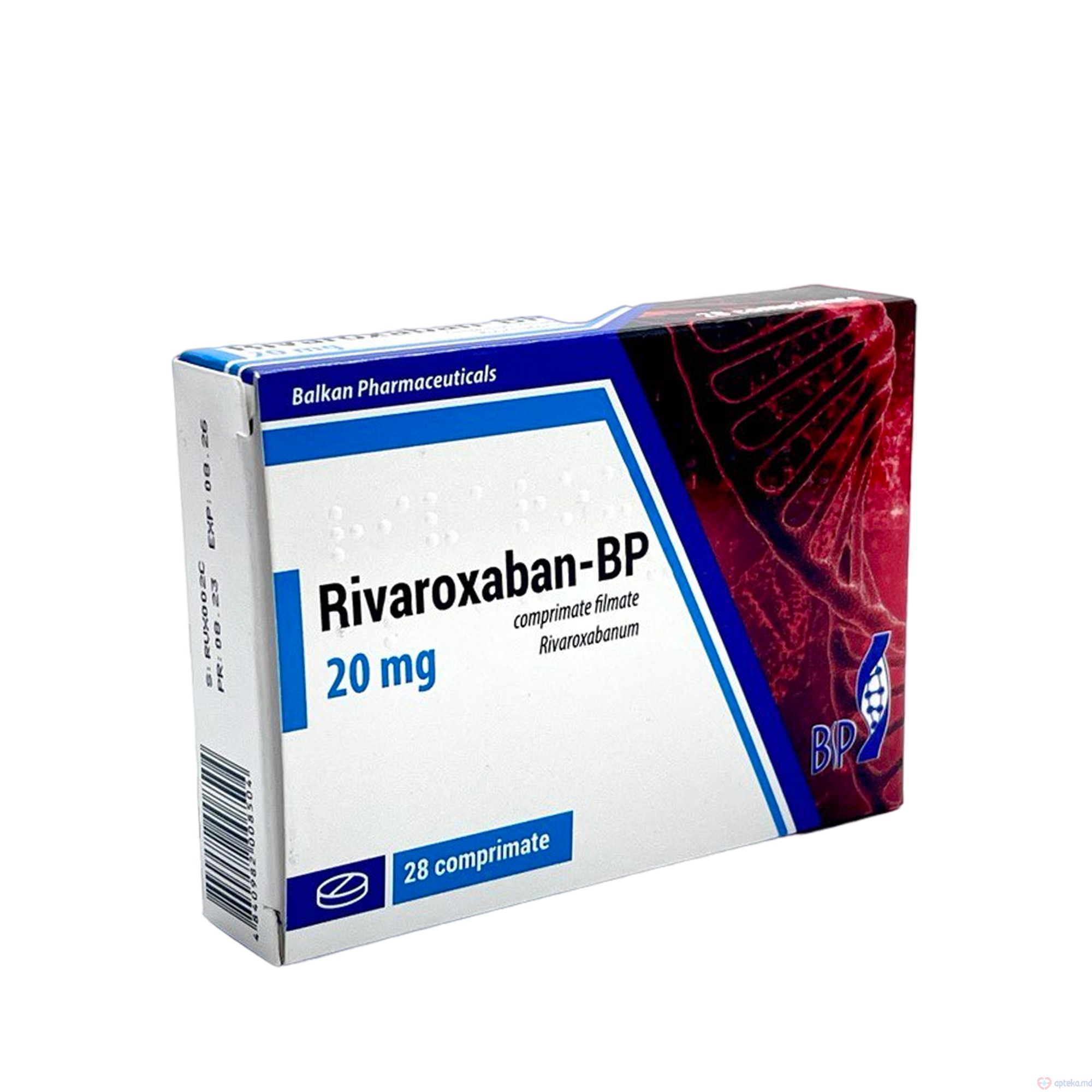 Rivaroxaban-BP comp. film. 20 mg N14x2