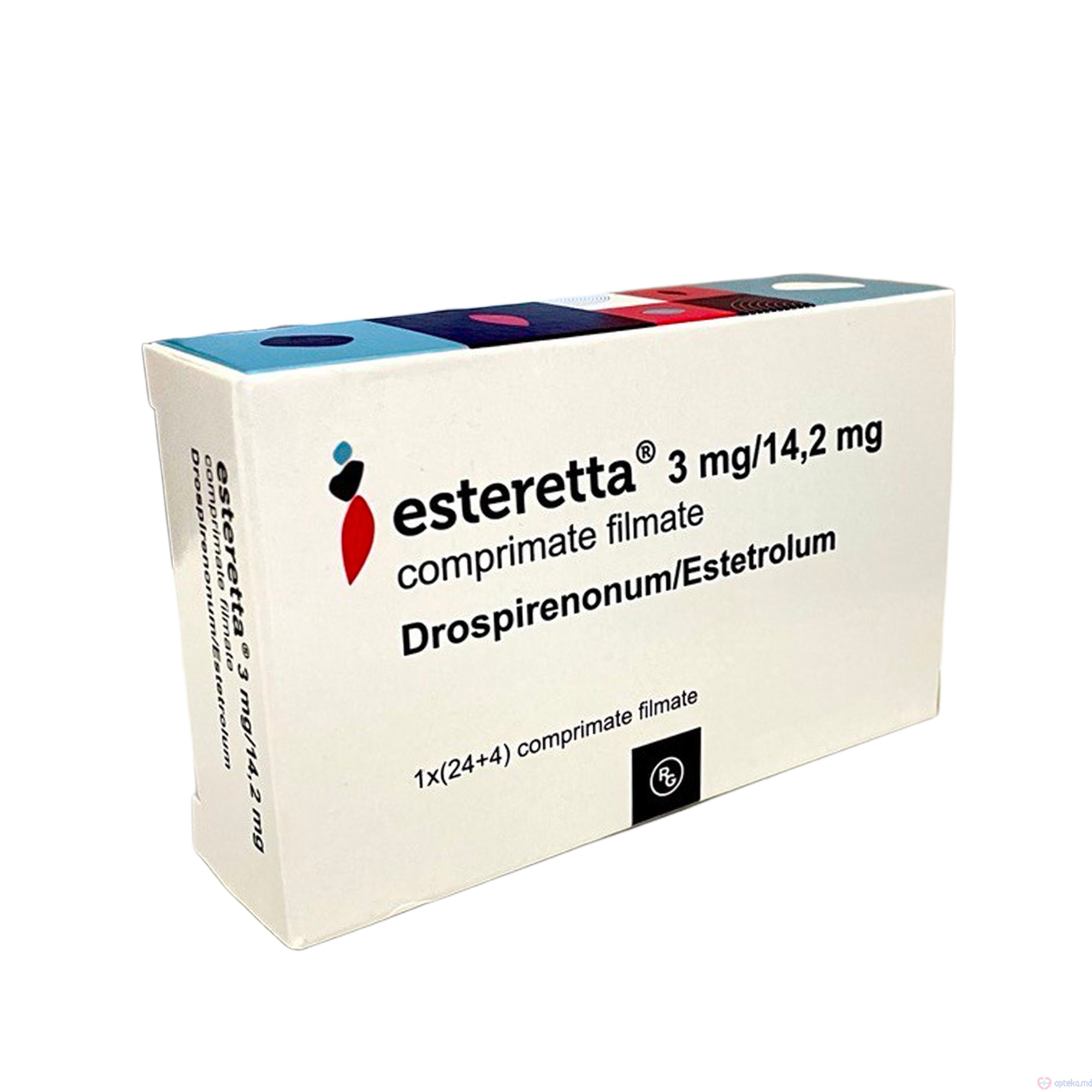 Esteretta comp. film. 3 mg/14.2 mg N28