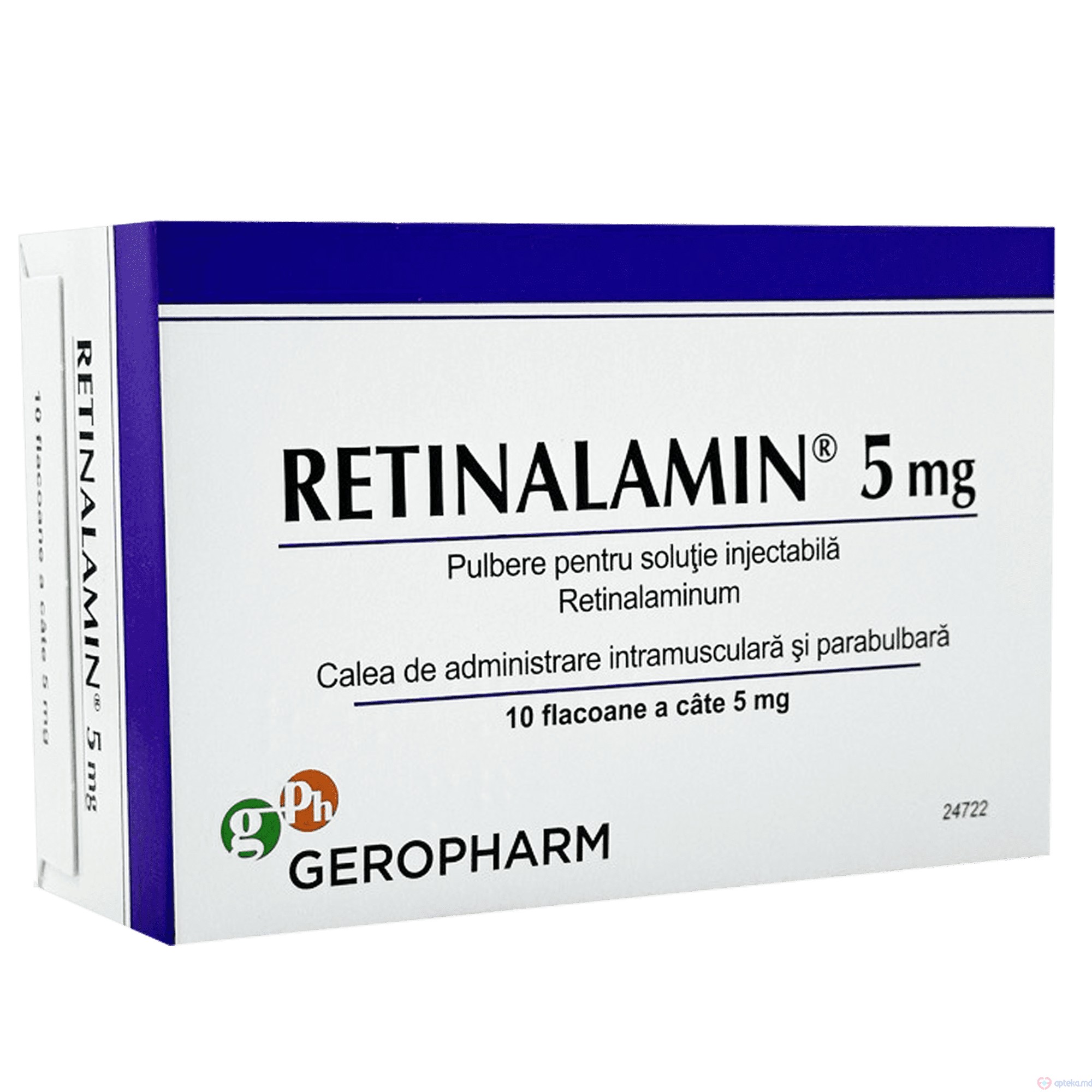 Retinalamin liof./sol. inj. 5 mg N10