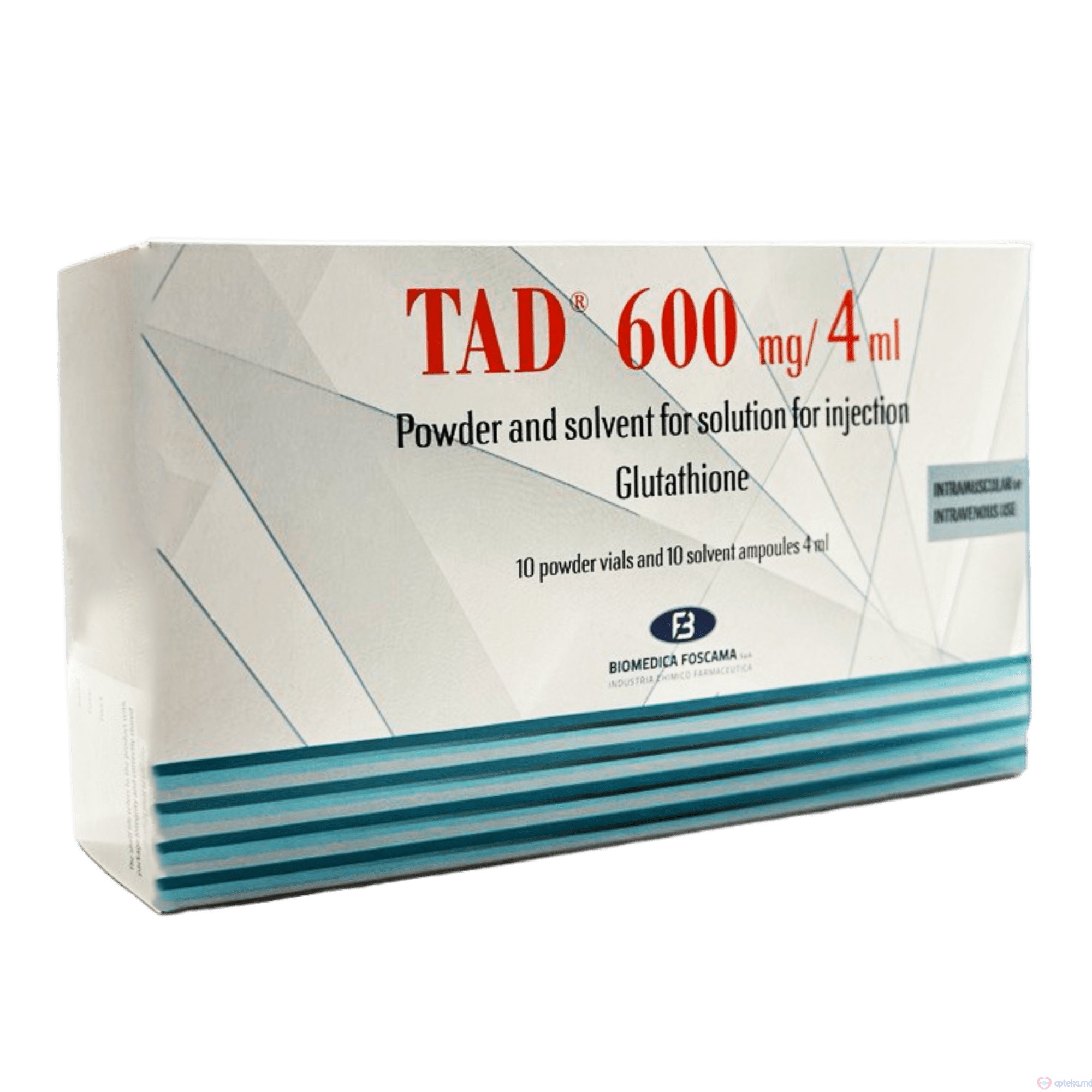 TAD pulbere si solvent pentru solutie injectabila 600 mg/4 ml N10+10