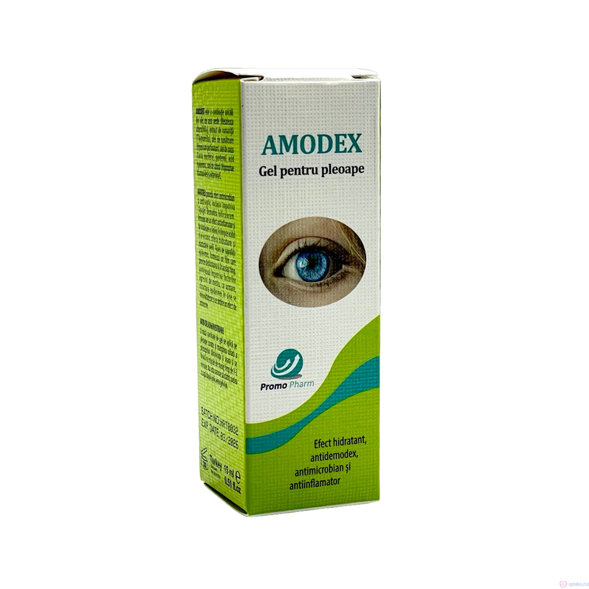 Amodex gel pentru pleoape 15ml N1