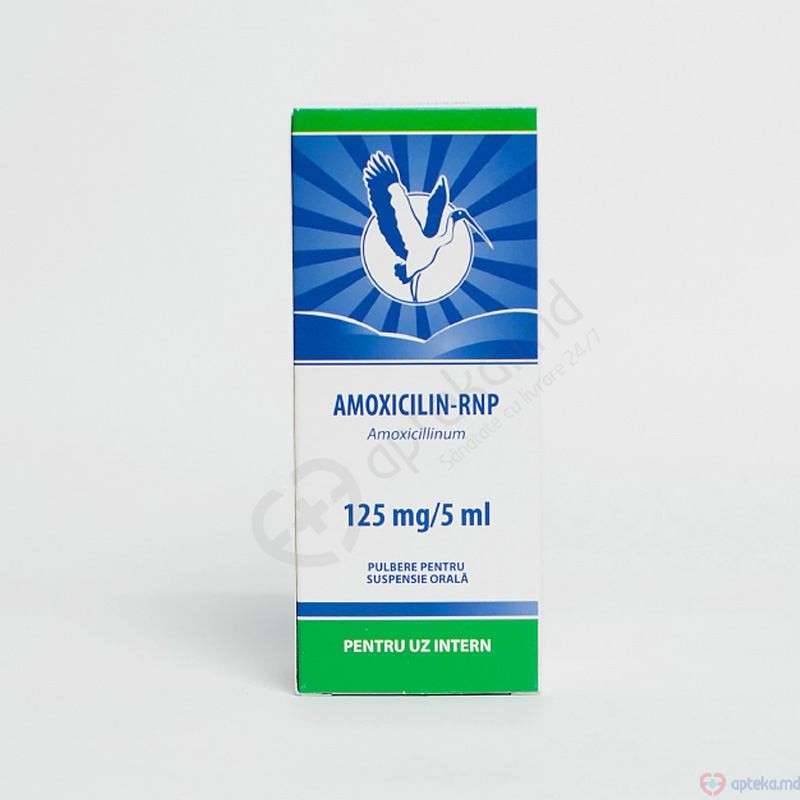 Amoxicilin-RNP 125 mg/5 ml pulb./susp. orala 125 mg/5 ml 60 ml N1