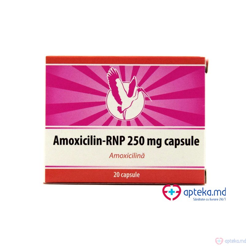 Amoxicilin-RNP caps. 250 mg N10x2