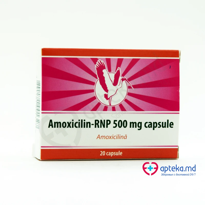 Амоксициллин-RNP капс 500 мг N10x2 Амоксициллин-RNP капс 500 мг N10x2