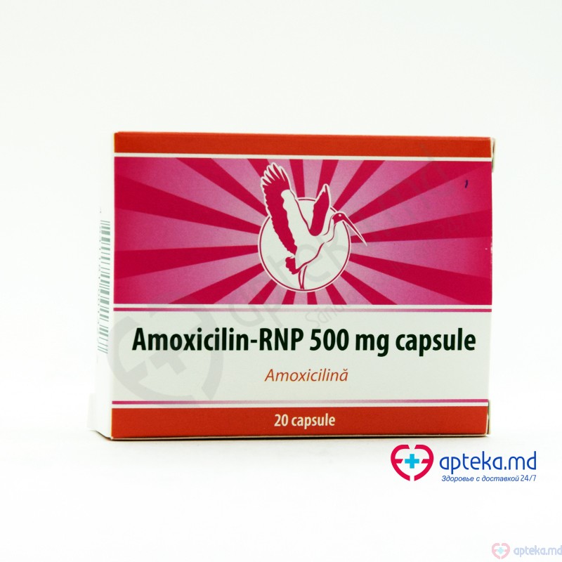 Amoxicilin-RNP caps. 500 mg N10x2