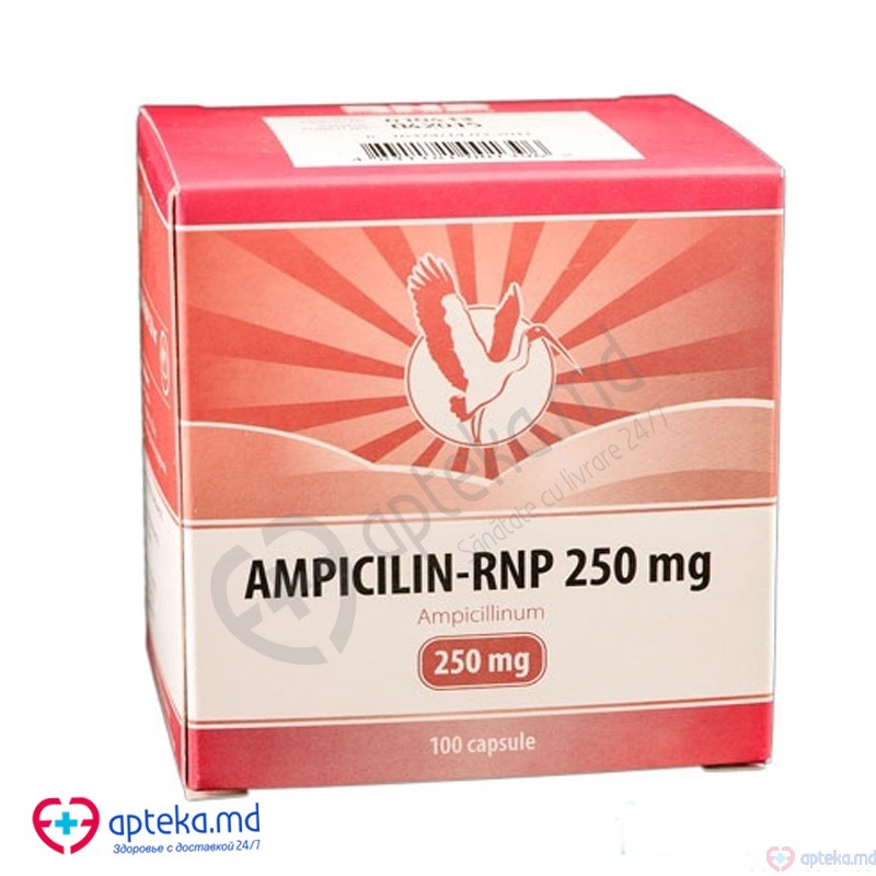 Ampicilin-RNP 250 mg caps. 250 mg N10x10