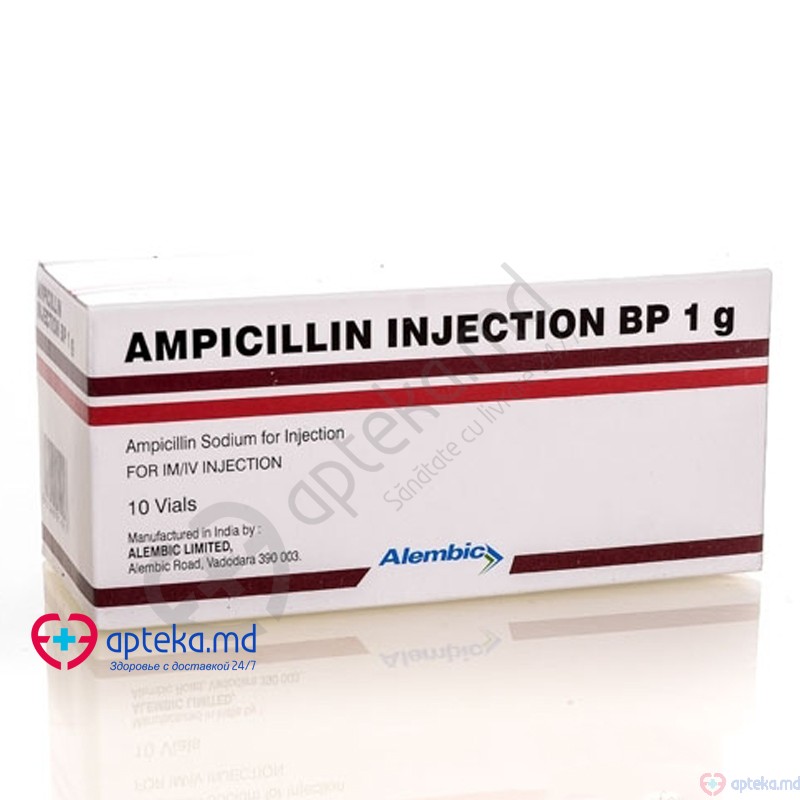 Ampicillin pulb./sol. inj. 1 g N1