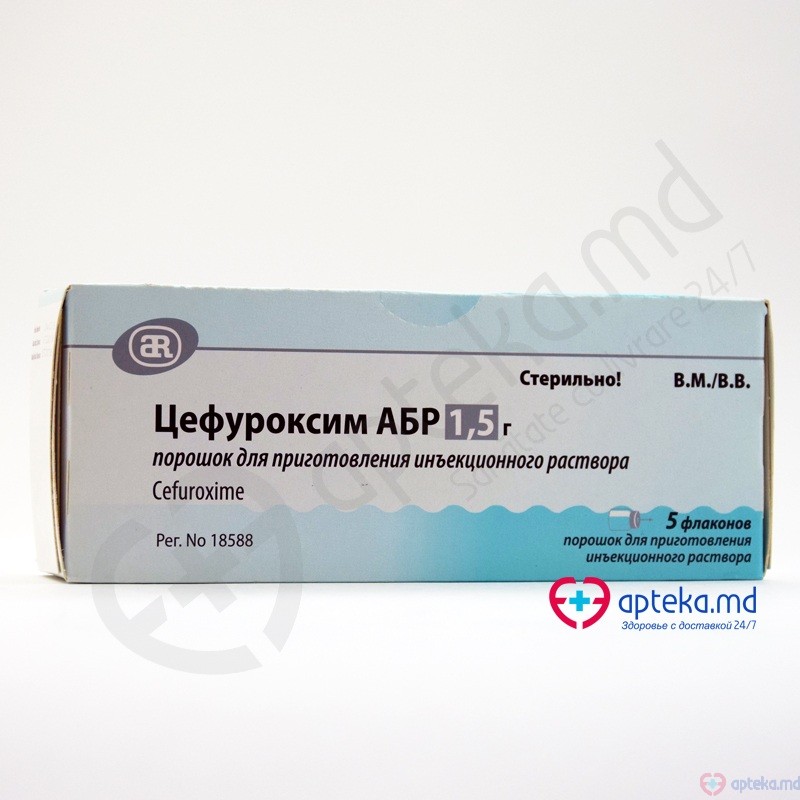 Cefuroxim ABR pulb./sol. inj. 1,5 g N5