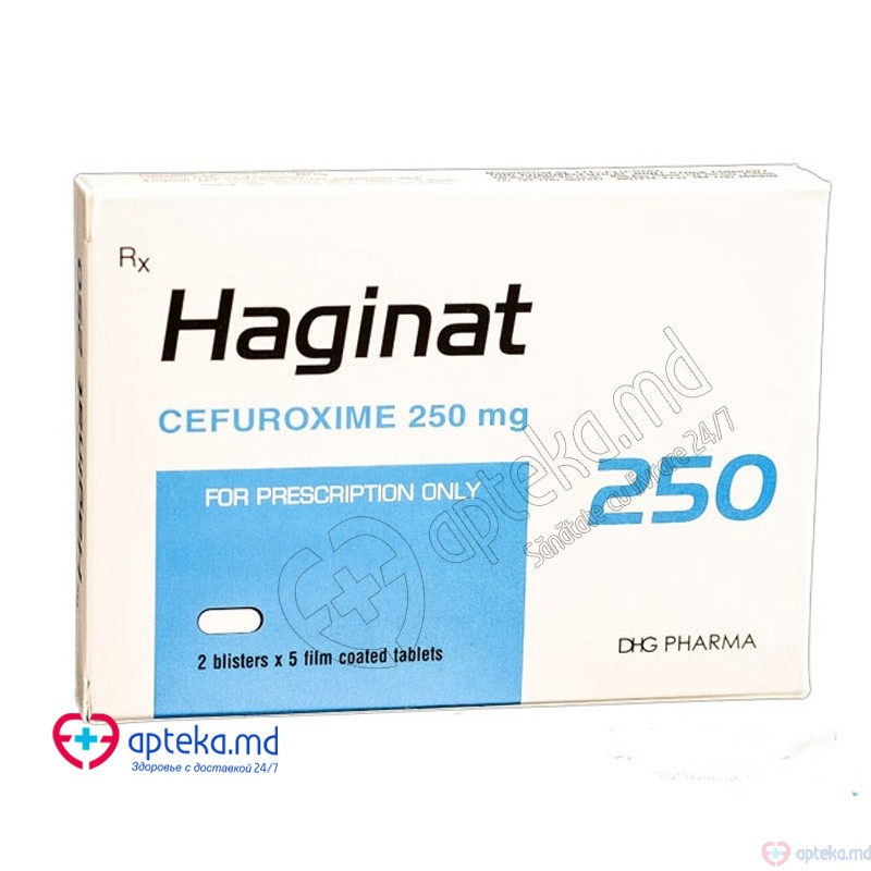 Haginat 250 mg comp. film. 250 mg N5x2