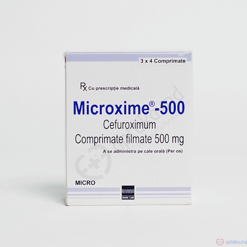 Microxime-500 comp. film. 500 mg N4x3