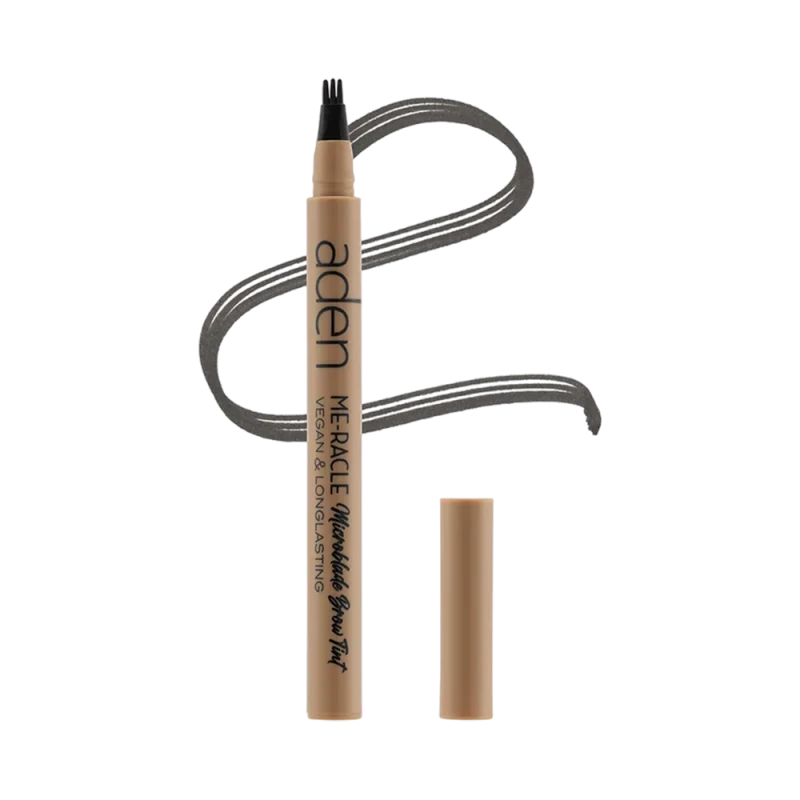 Aden Creion pentru sprancene ME-RACLE Microblading brow tint 01 Greyish-black