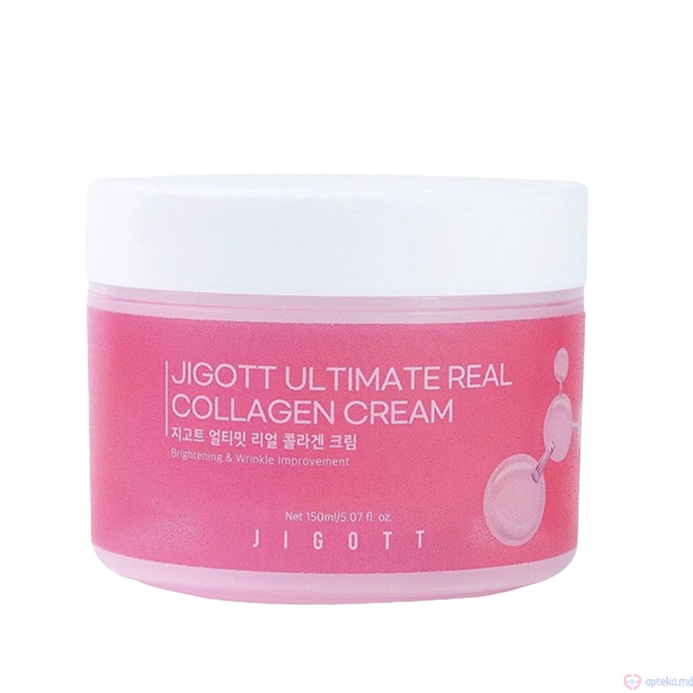 Jigott Крем для лица с коллагеном Ultimate Real Collagen Cream 150 мл