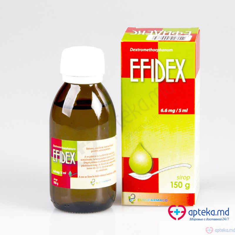 Efidex sirop 6,6 mg/5 ml 150 g N1