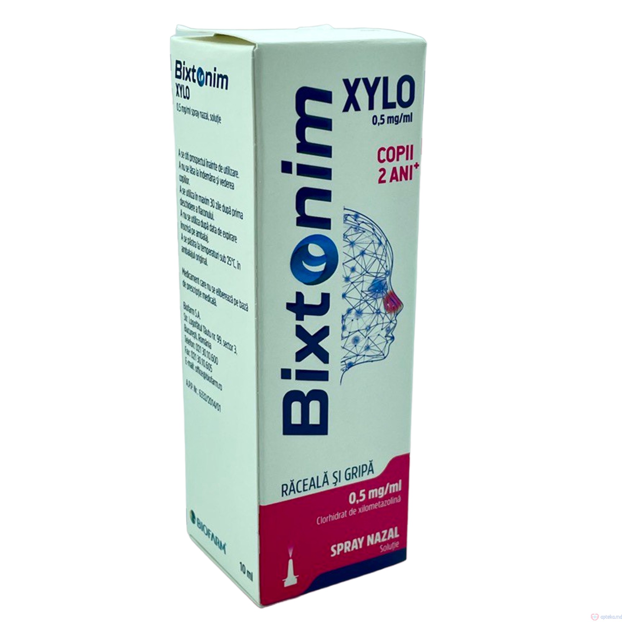 Bixtonim-xylo spray naz., sol. 0,05% 10 ml N1