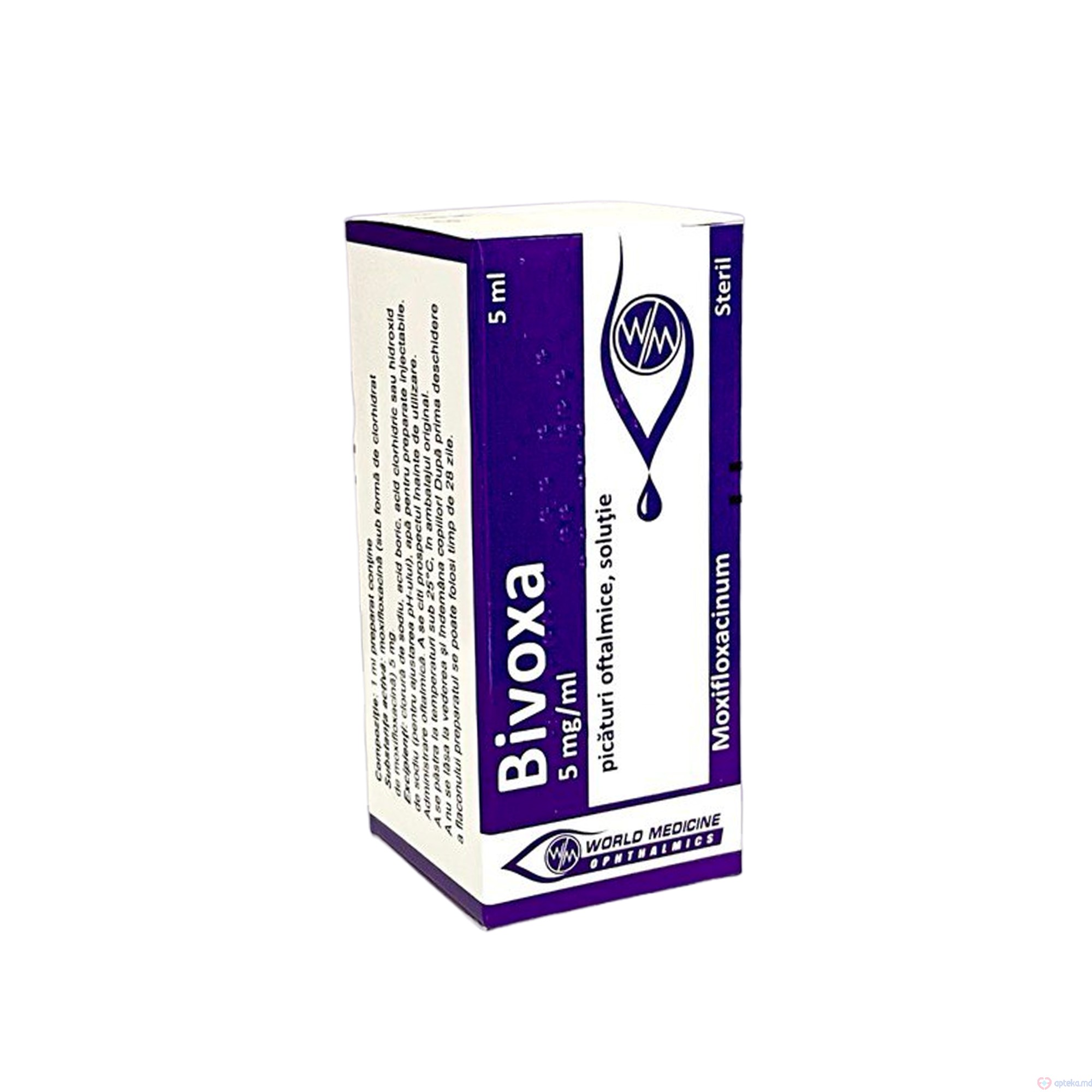 Bivoxa picaturi oftalmice, solutie 5 mg/ml 5ml N1