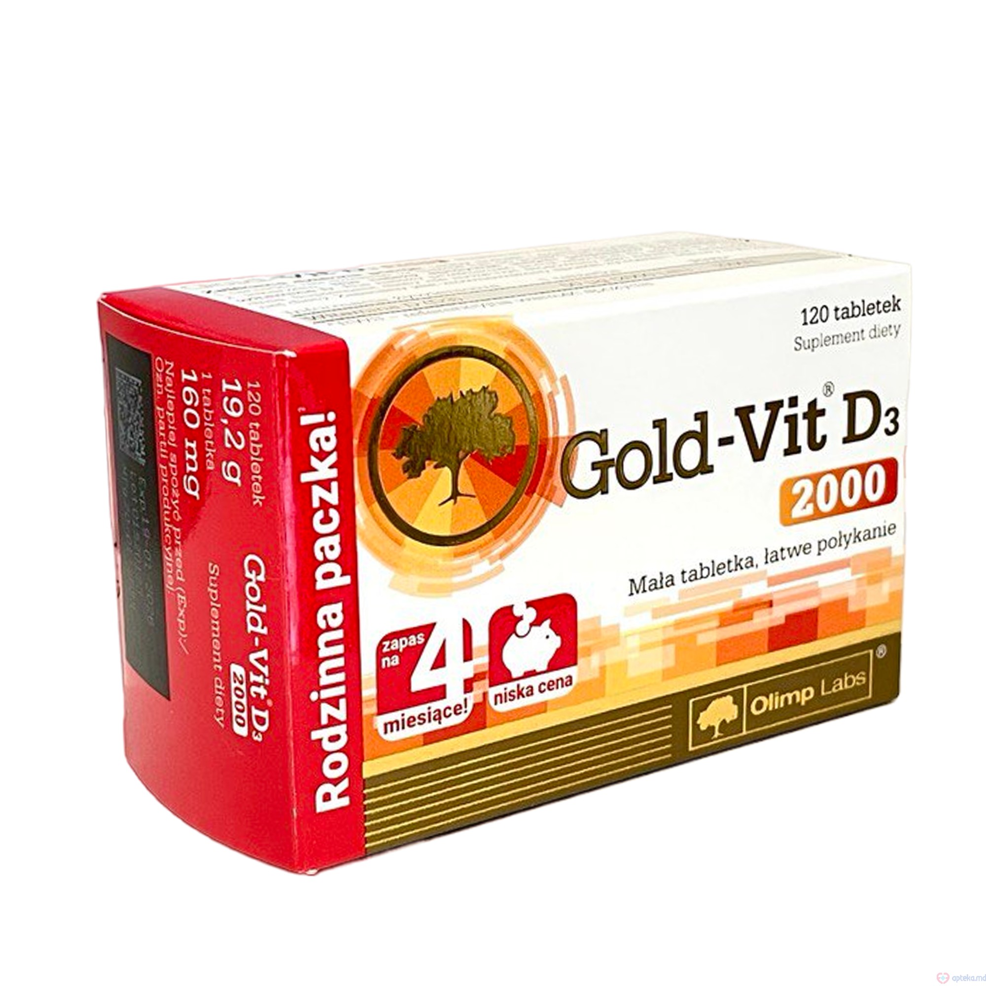 Vitamina D3 Gold 2000 UI compr. N120