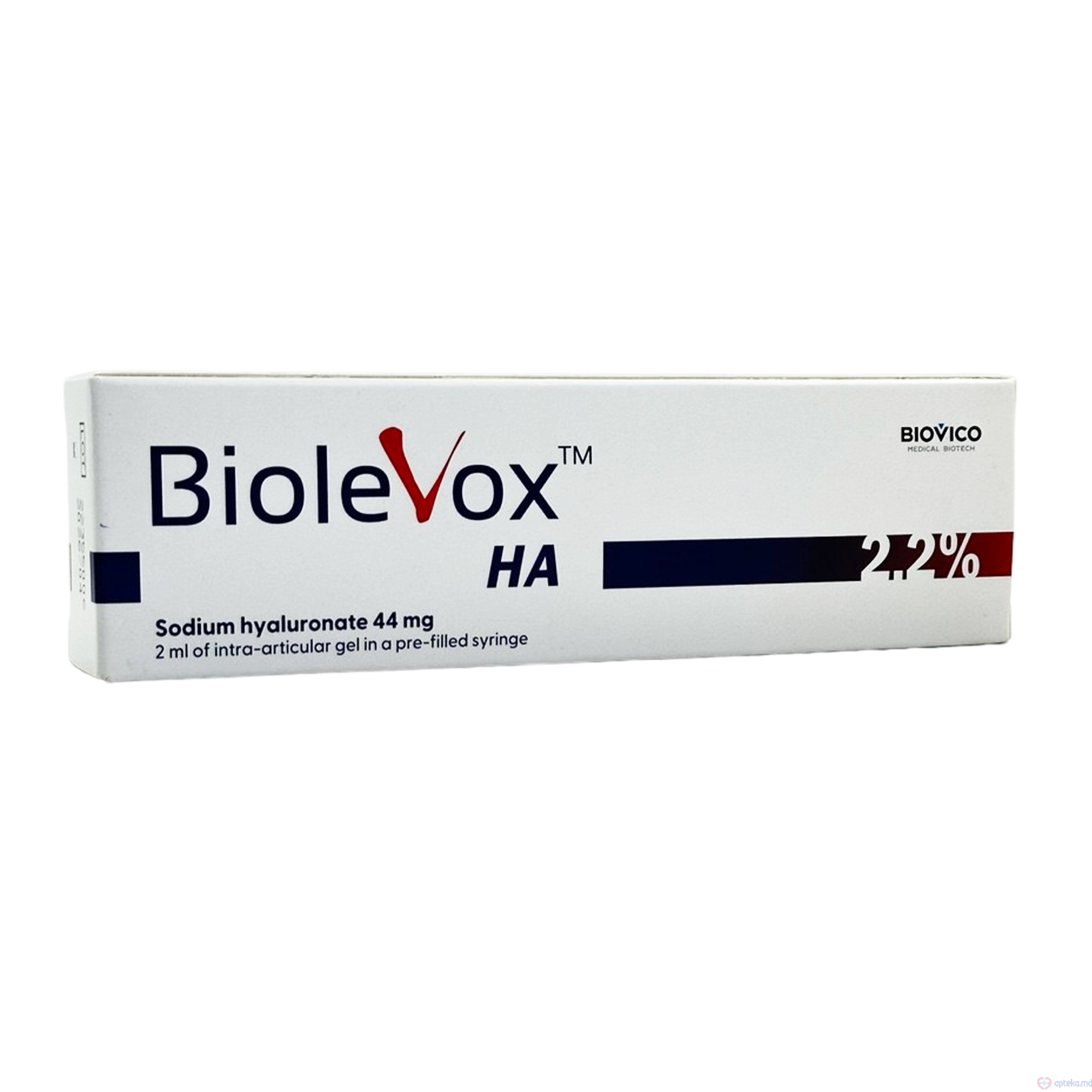 Biolevox HA 2.2% gel p/inj intraarticulara 2 ml 44 mg N1