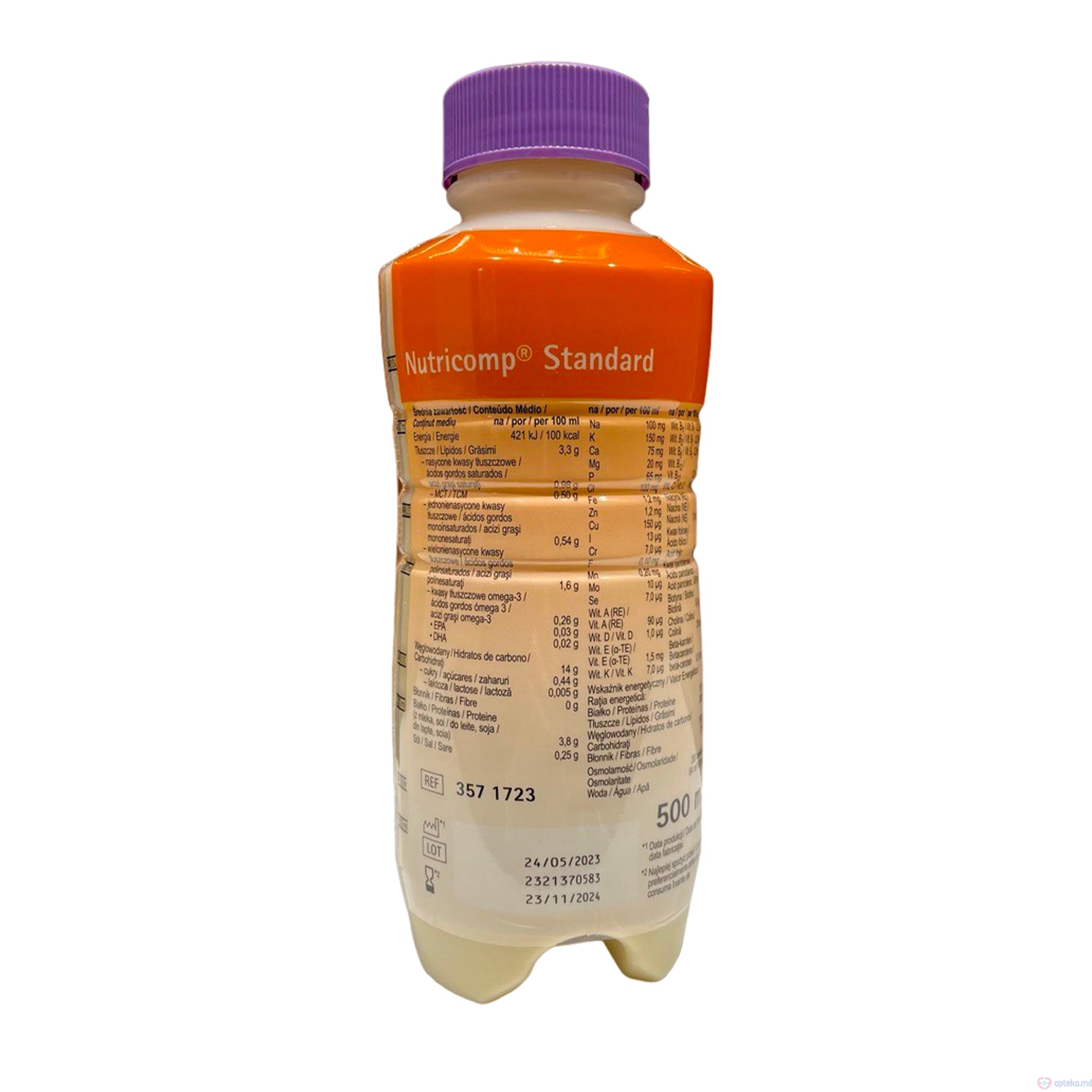 Nutricomp Standart Neutral 1.0 kcal/ml 500 ml N1