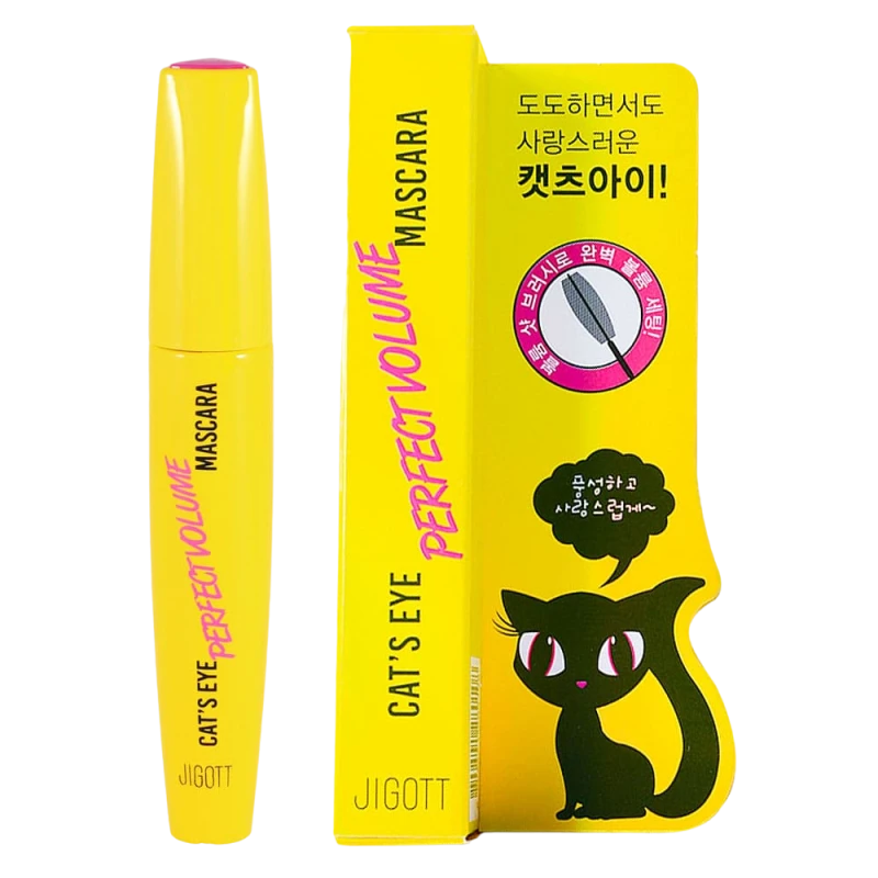 Jigott Тушь для объема CAT`S EYE PERFECT VOLUME MASCARA 12г