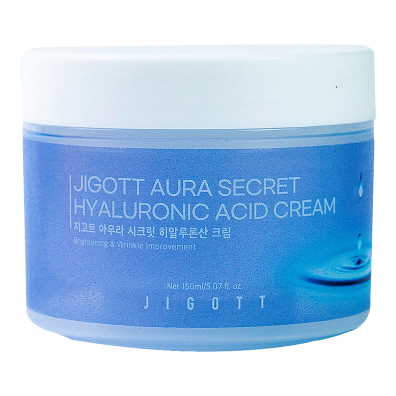 Jigott Крем для лица с гиалуроновой кислотой Aura Secret Hyaluronic Acid Cream 150 мл