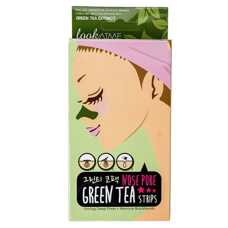 LookAtMe Patch-uri pentru curatarea nasului Nose Pore Strips (GREEN-TEA) N5