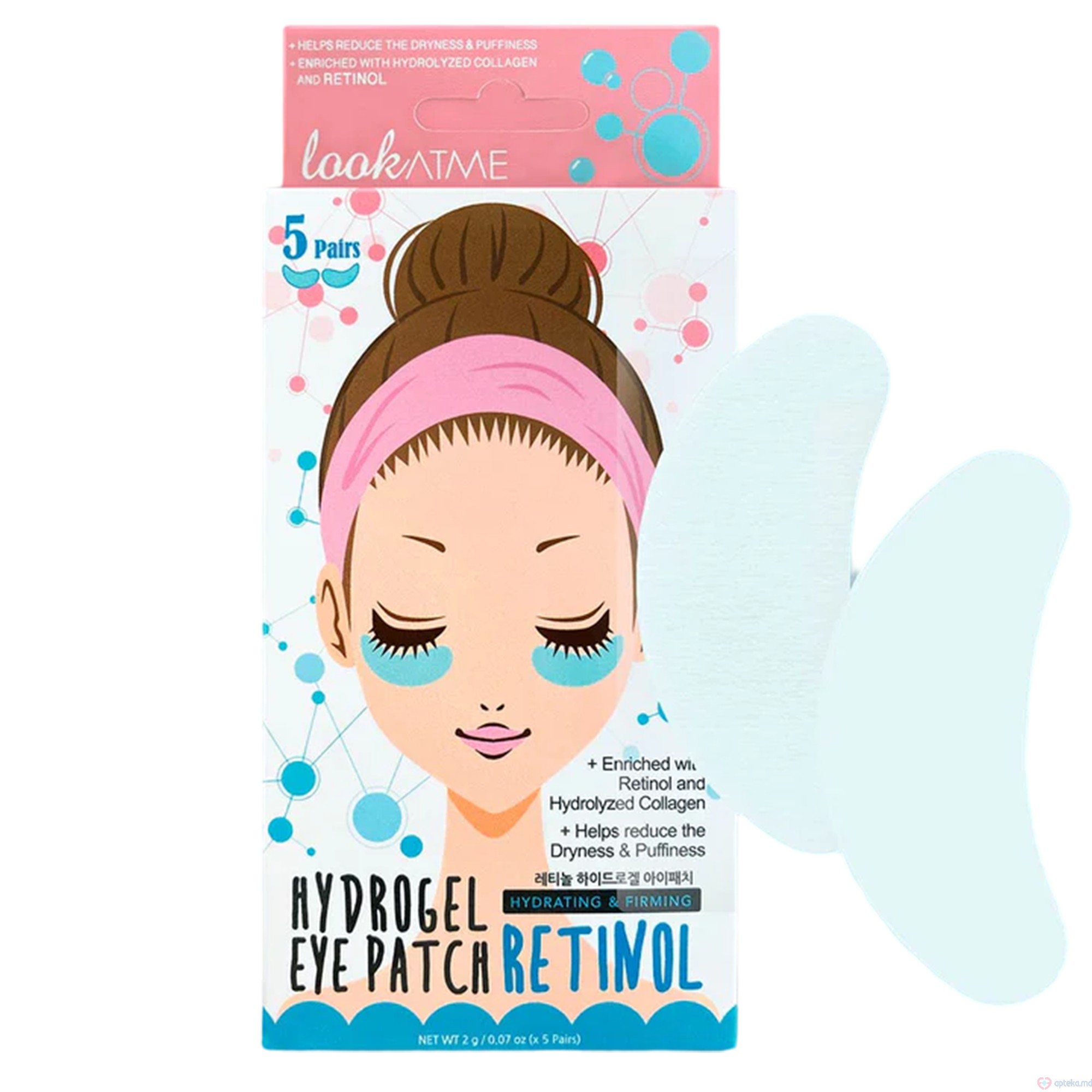 LookAtMe Patch-uri hidrogel pentru ochi Hydro-gel Eye Patch (Retinol) N5