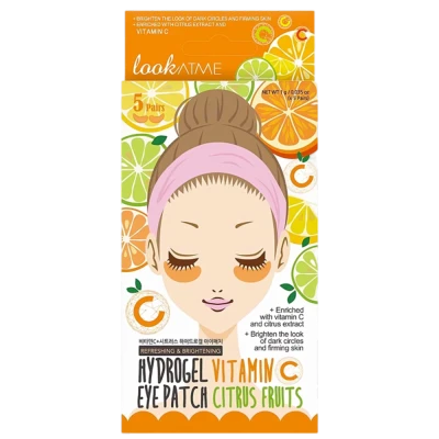 LookAtMe Гидрогелевые патчи для глаз Hydro-gel Eye Patch (Vitamin C + Citrus Fruits) N5