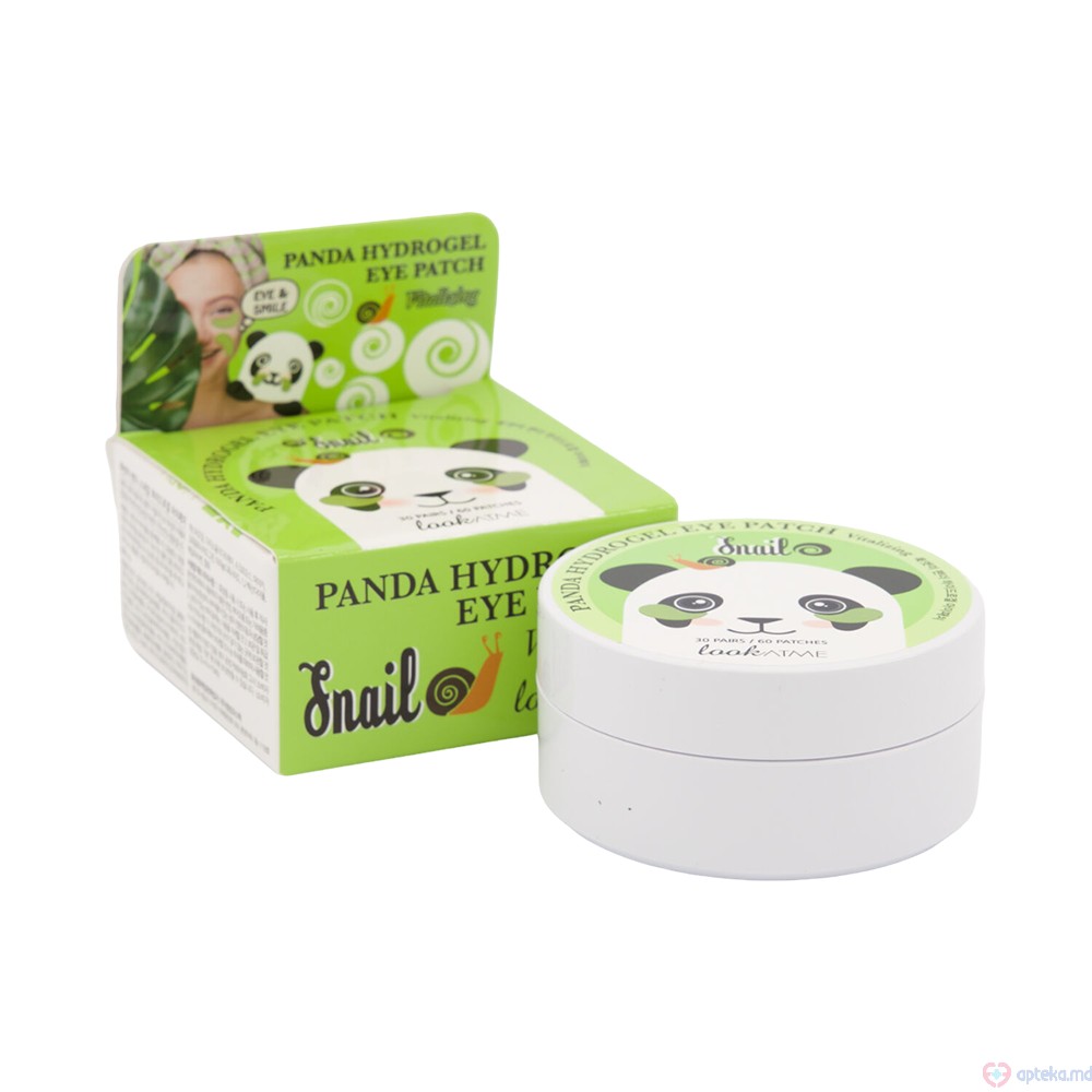 LookAtMe Patch-uri hidrogel pentru ochi Panda Hydro-gel eye patch (Snail) 60 buc.