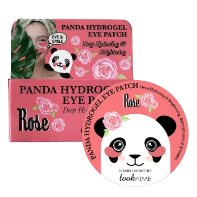 LookAtMe Гидрогелевые патчи для глаз Panda Hydro-gel eye patch (ROSE) 60 шт.