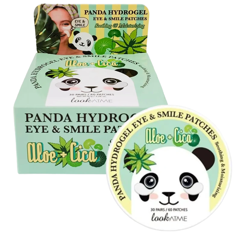 LookAtMe Patch-uri hidrogel pentru ochi Panda Hydro-gel eye patch (ALOE & CICA) 60 buc.