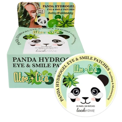 LookAtMe Гидрогелевые патчи для глаз Panda Hydro-gel eye patch (ALOE & CICA) 60 шт.