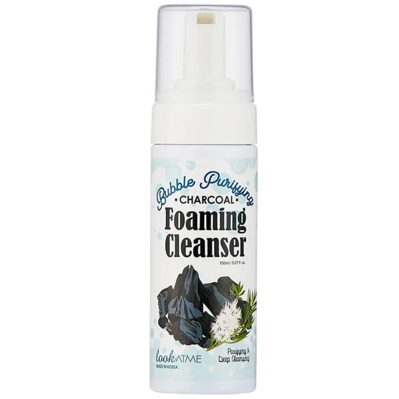 LookAtMe Spuma pentru curatarea Bubble Purifying Foaming Cleanser (CHARCOAL) 150 ml