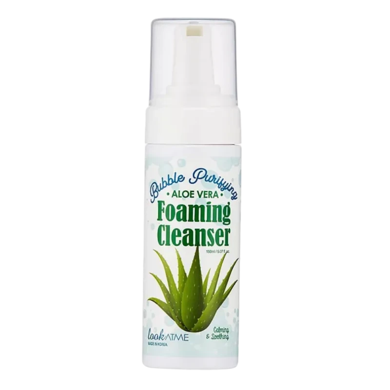 LookAtMe Spuma pentru curatarea Bubble Purifying Foaming Cleanser (ALOE-VERA) 150 ml