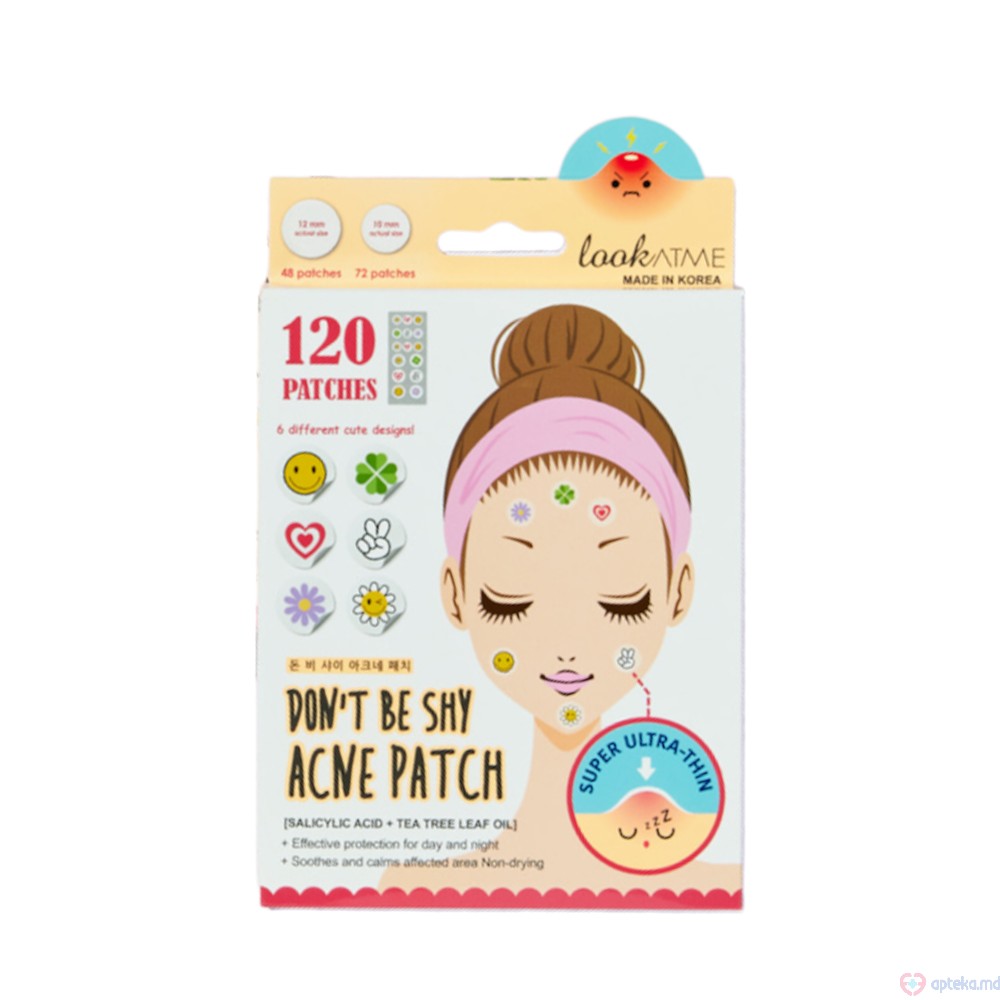 LookAtMe Patch-uri locale anti-acne Don’t Be Shy Acne Patch 120 buc.