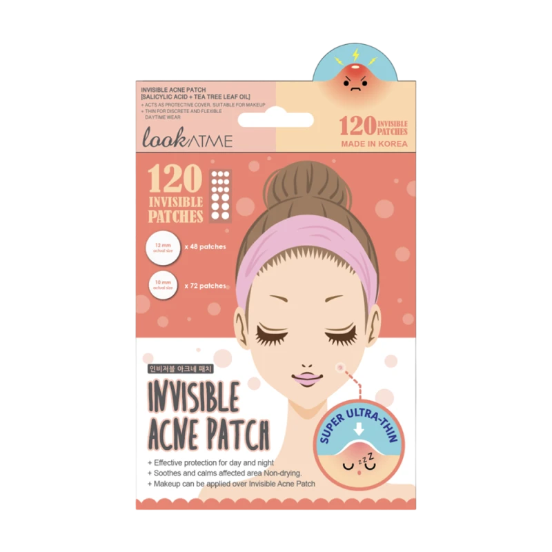 LookAtMe Точечные патчи от прыщей Invisible Acne Patch 120 шт