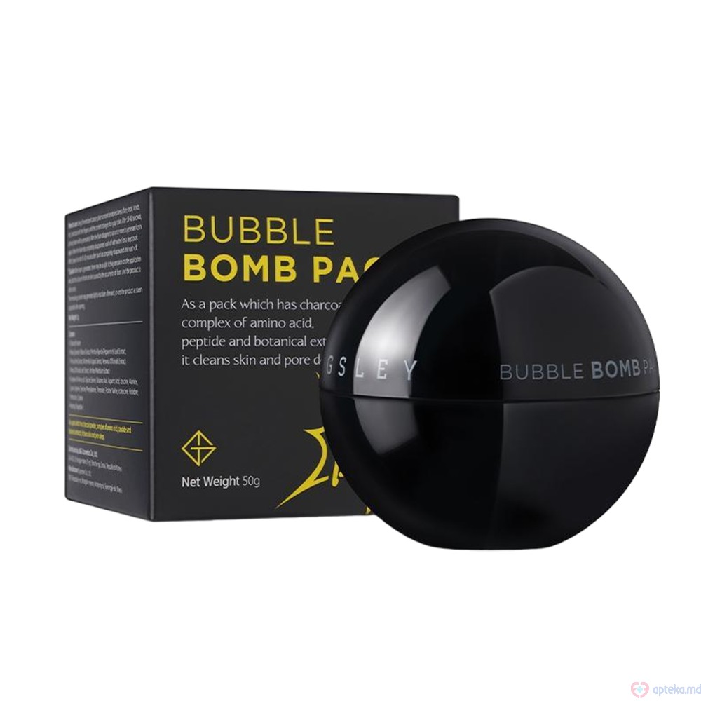 GOLD SNAIL Masca cu bule pentru fata BUBBLE BOMB PACK 50 g