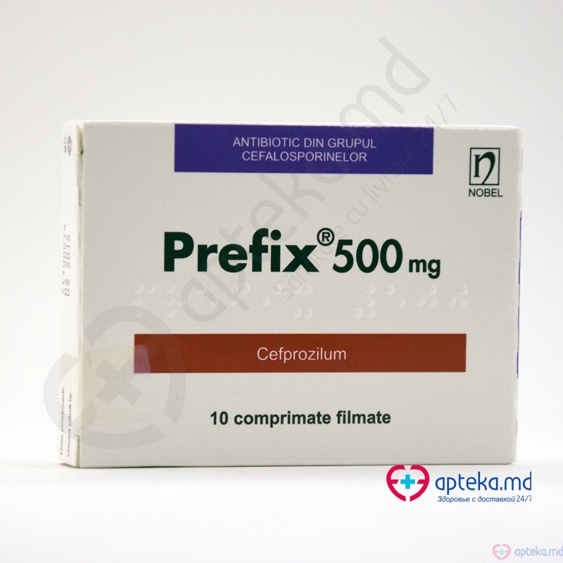 Prefix comp. film. 500 mg N10