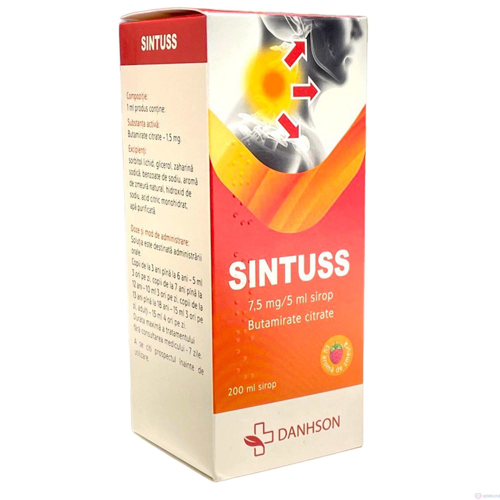 Sintuss sirop 7.5 mg/5 ml 200 ml N1