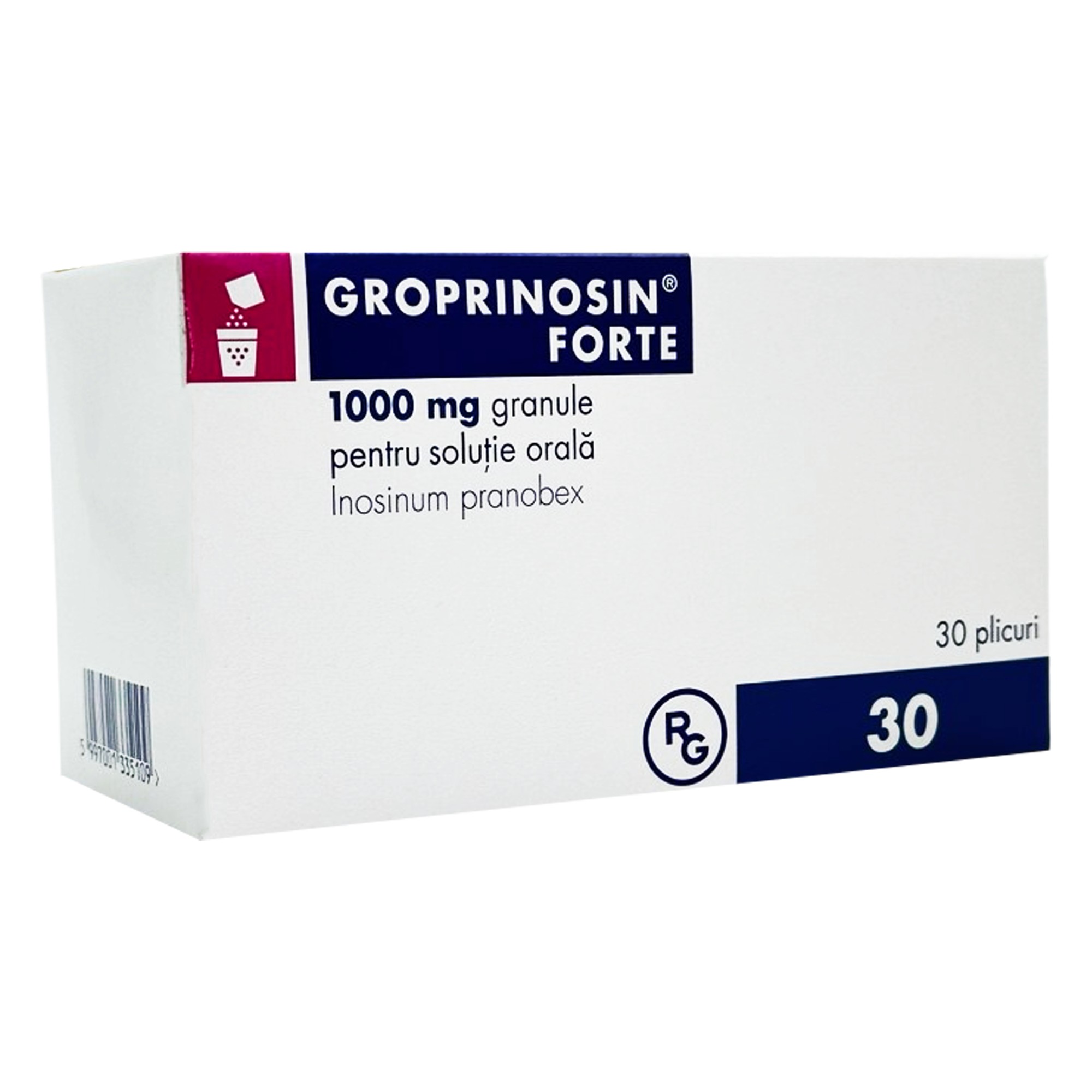 Drop Rinosin Groprinosin Forte granule pentru solutie orala 1000 mg N30 cumpără în ...