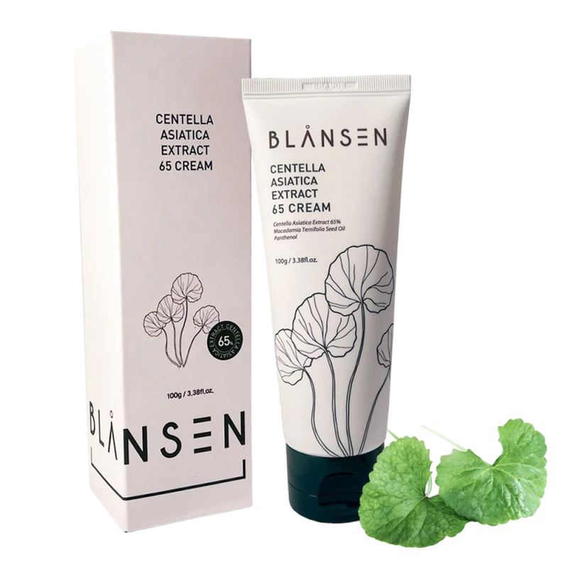 BLANSEN Крем для лица с экстрактом центеллы  CENTELLA ASIATICA EXTRACT 65 CREAM 100 г