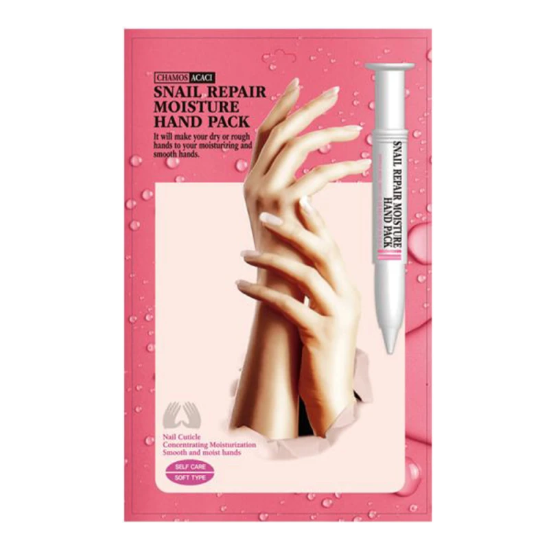 Chamos Смягчающая маска-перчатки для рук SNAIL REPAIR MOISTURE HAND PACK 16 г