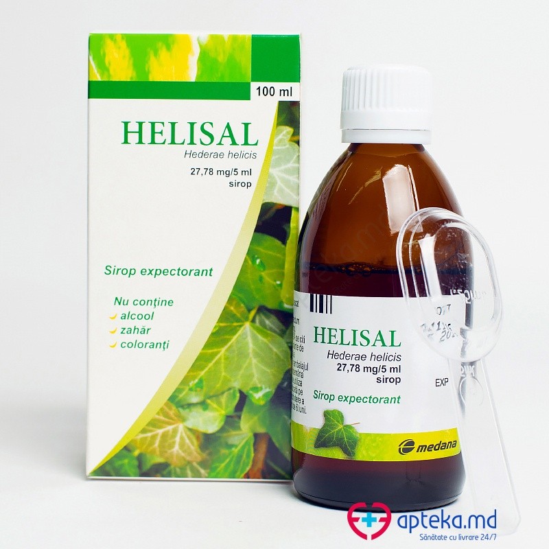 Helisal sirop 27,78 mg/5 ml 100 ml N1