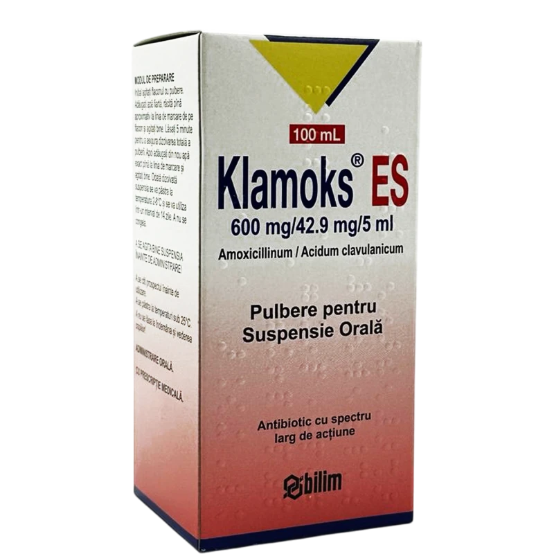 Кламокс ES, пор д/приг сусп 600/42.9мг/5мл Кламокс ES, пор д/приг сусп 600/42.9мг/5мл