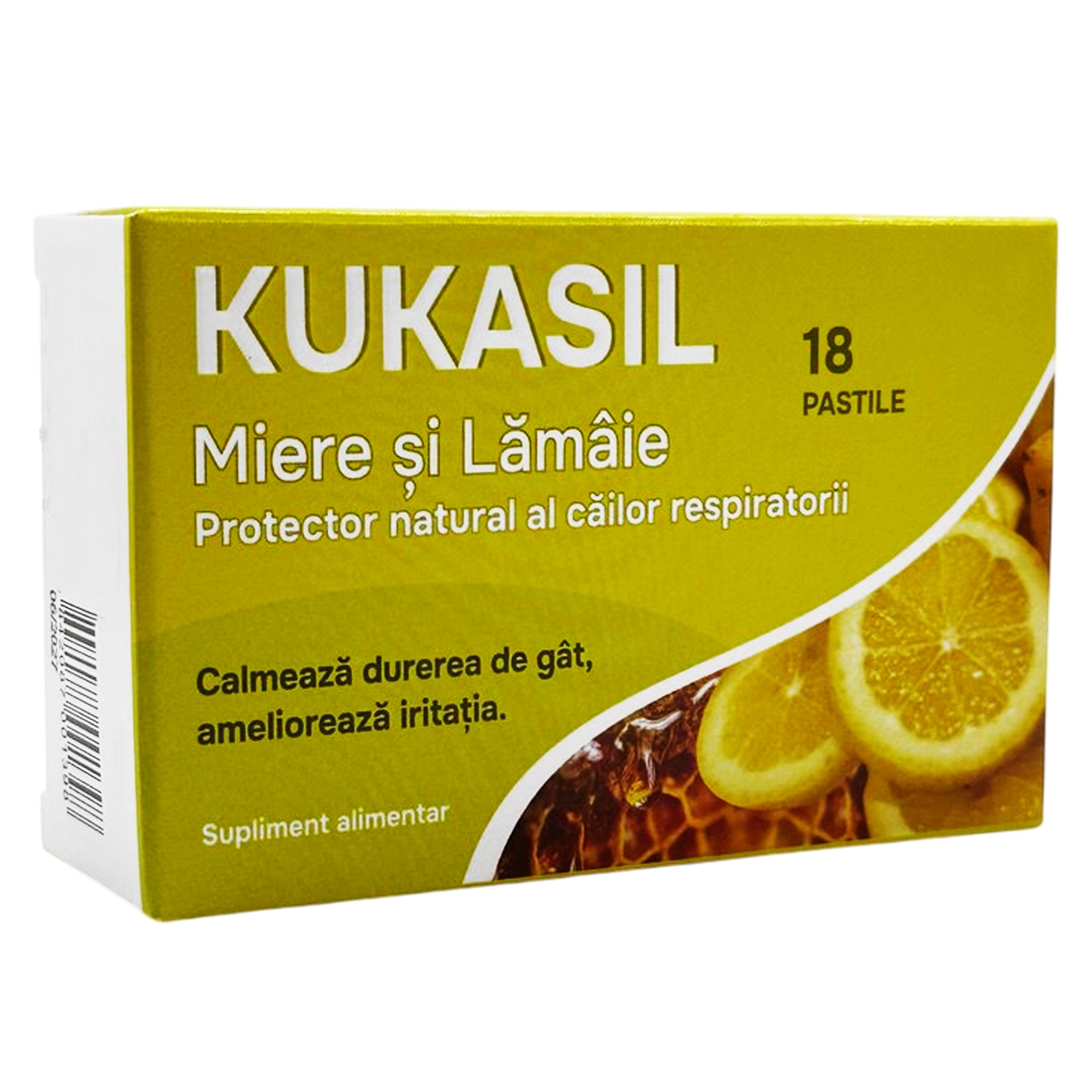 Kukasil cu aroma de miere si lamaie pastile de supt N6x3