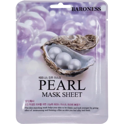 Baroness Masca pentru fata cu extract de perla Pearl Mask Sheet 21 g