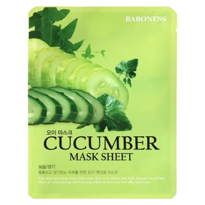 Baroness Masca pentru fata cu extract de castravete Cucumber Mask Sheet 21 g