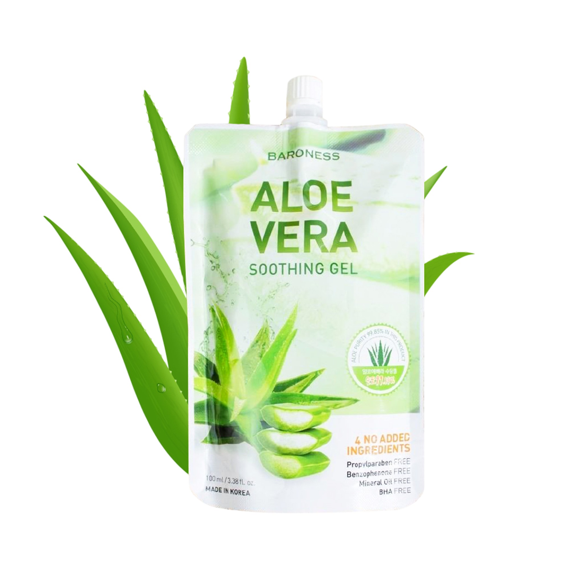 Baroness Gel pentru fata si corp ALOE SOOTHING GEL- SPOUT TYPE 100 ml